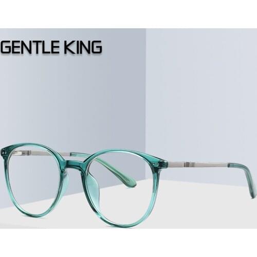 GENTLE KING TR90 Fashion Optical Glasses For Men Women Blue Light Blocking Lens Male Computer Frame Protective Goggle