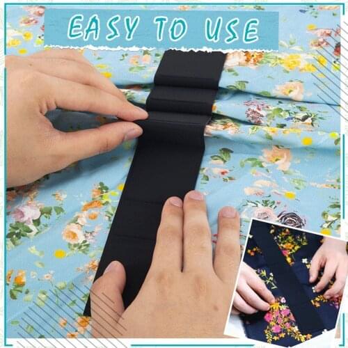 Clothes Pleating Tape Sewing Pleated Trimming DIY Apparel Sewing Pleated Skirt Easy Fast Folding Pinning Pleats Tools