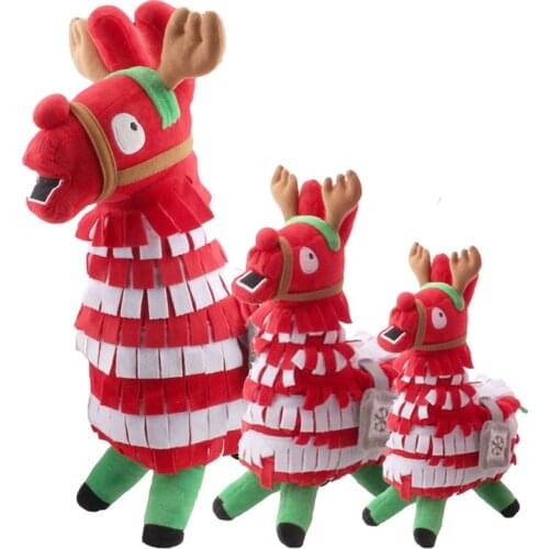 Fortnite Christmas Version Plush Alpaca Figures Doll Toy Game Figure Model Childrens Birthday Gifts