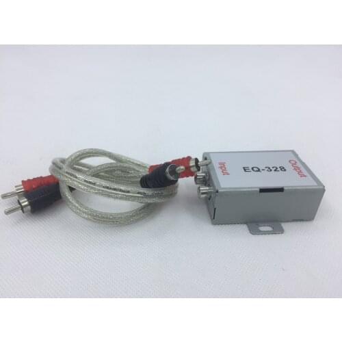 Car Audio Amplifier Audio Noise Filter Isolator Suppressor With 2 RCA Cable