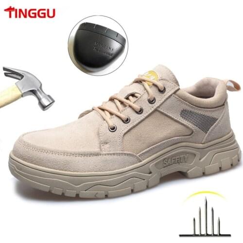 TING GU Men's Work Shoes