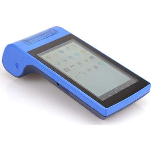 TS-M7 All In One Pos Terminal Mobile Wifi Android Chip Payment Card With A Printer