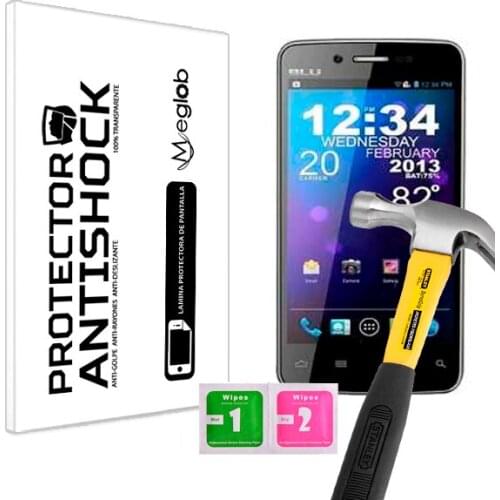 Protector de Pantalla Anti-Shock Anti-Golpe Anti-arañazos Compatible con Blu Quattro 4 5