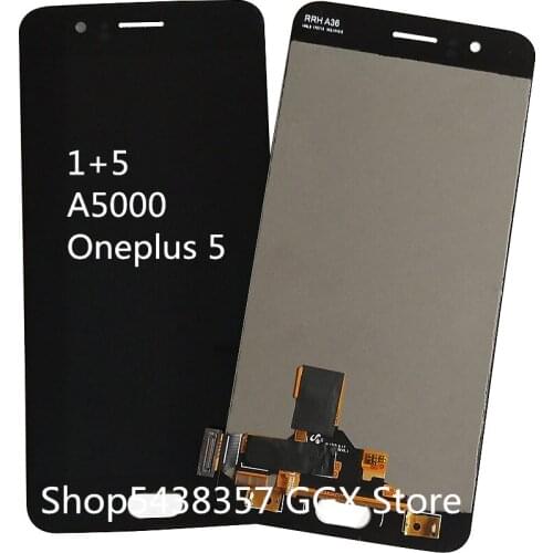 100% original for oneplus 5 LCD touch screen digitizer assembly for Oneplus 5 Display with Frame Replacement 1+5 A5010 Screen