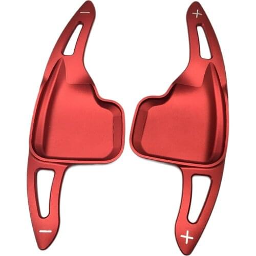 Aluminum Red Car Steering Wheel Shift Paddles Shifter for BMW 3 5 Series F10 F30