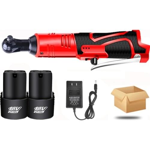280rpm Cordless Electric Ratchet Wrench 12V/18V Lithium-Ion Battery Charger Kit 1/4" Drive UK/US/EU/AU Superior fastening speed