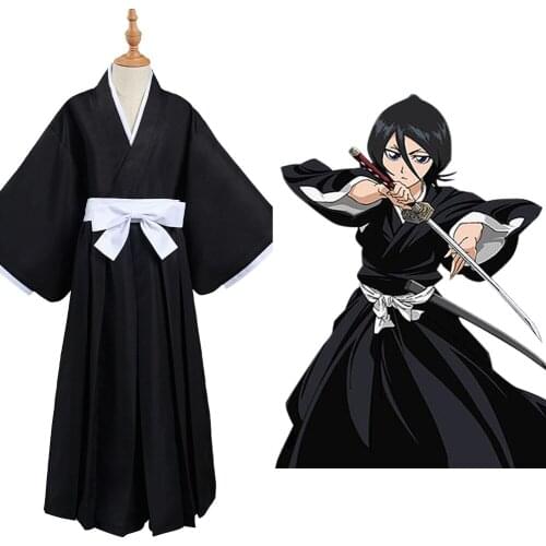 Bleach Kurosaki ichigo/Kuchiki Rukia/Hitsugaya Toushirou Die pa Cosplay Costume Kimono Outfits Halloween Carnival Suit
