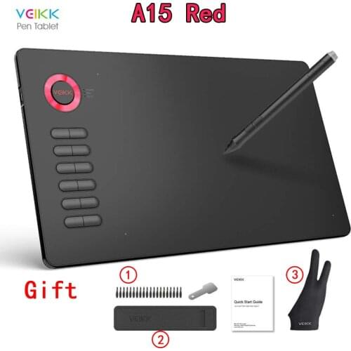 Digital Drawing Tablet Graphic Tablet 8192 Levels Support Windows MAC Pen Tablet Online Education Art Multiple colors available