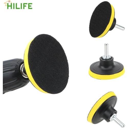 For Dremel Electric Grinder Rotary Tool Self-adhesive Sanding Disc Pad Sandpaper Disc Holder 8mm Shank 3" 75mm For Woodworking