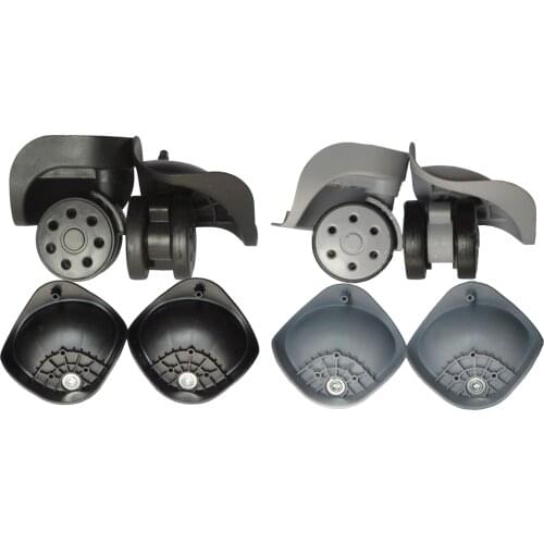 2 PCS Replacement Luggage Suitcase Wheels Swivel Mute Casters Scooter Wheel