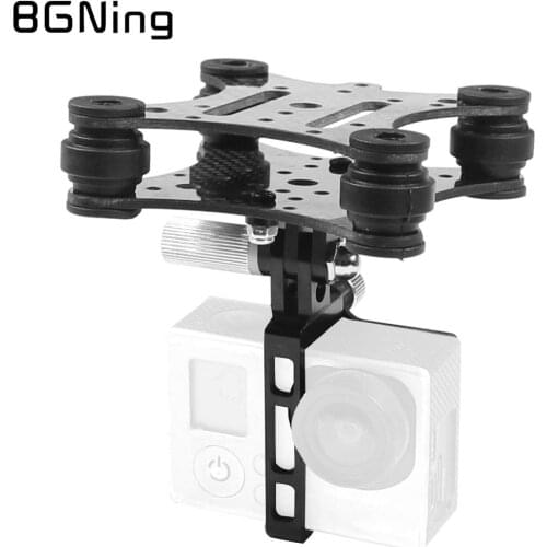 Carbon Fiber Camera Gimbal Mount FPV Shockproof Damping PTZ for DJI Phantom Drone Quadcopter Multicopter for Gopro Hero 3 3+ 4