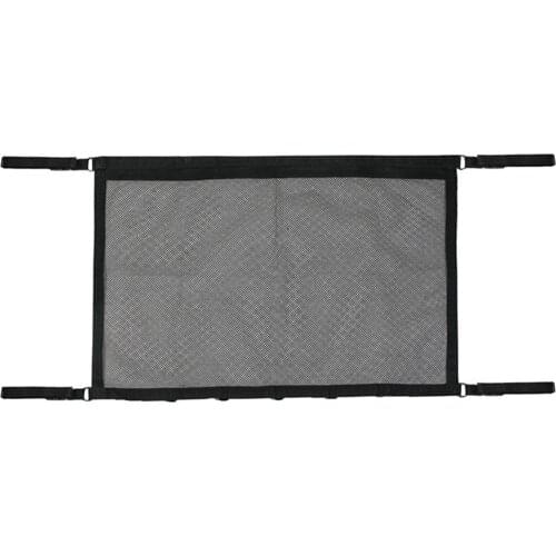 Car Ceiling Net Pocket Car Roof Fishing Rod Quilt Storage Bag Dual Layer Large Fixing Buckles And Adjustable For SUV Vehicles