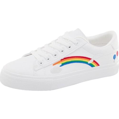 Fashion White Split Leather Women Chunky Sneakers White Shoes Lace Up Tenis Feminino Zapatos De Mujer Platform Women Casual Shoe