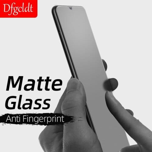 NO Fingerprint Matte Tempered Glass for Samsung Galaxy A20E M10 M20 A01 A81 M31 M11 A21S Screen Protector for Galaxy A51 A71 5G