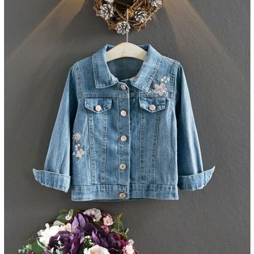 2021 Autumn Winter New Girls' Coat Childrens Long Sleeve Mens Womens Baby Fashionable Denim Jacket Casual Top Windbreaker