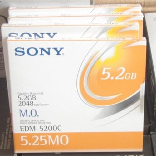 New original Sony Mo magneto disc EDM-5200C 5.2G 5.25 inch