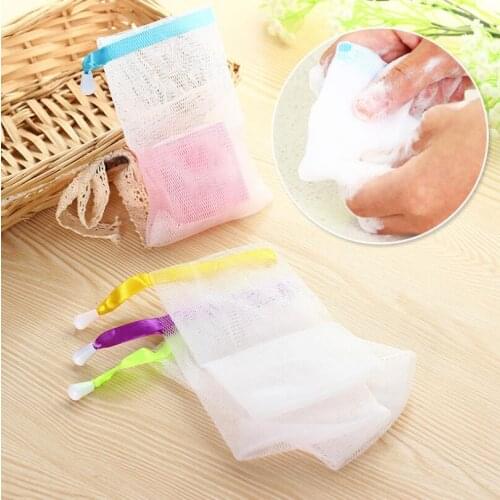 Wholesale Foaming Bath Soap Saver Lather Net for Facial NEW PRODUCT low price free Shipping LX4792