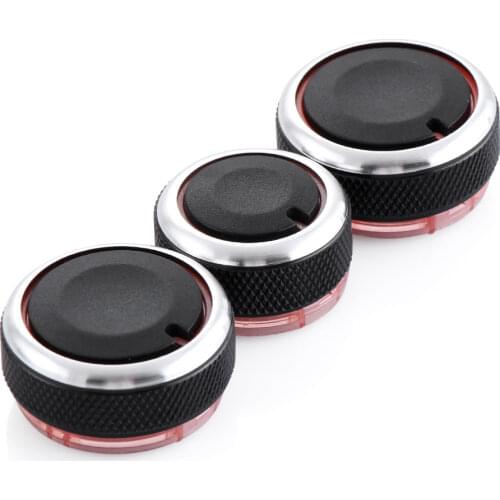 Car AC Knob Car Air Conditioning heat control Switch knob,Aluminum alloy accessories,suitable for Volkswagen VW Polo 2004-2016