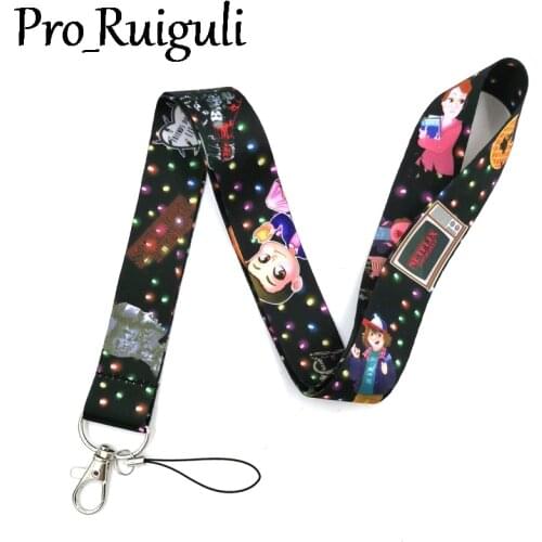 30pcs Stranger things Classical Style Lanyard For keys The 90s Phone Working Badge Holder Neck Straps Hang Ropes webbings ribbon