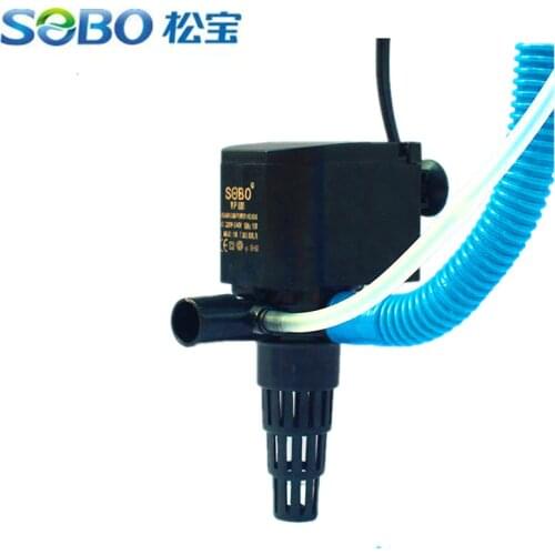 SOBO Aquarium 3 In 1 Filter Increase Oxygen Pump Submersible Aquatic Filter Water Cycle Aeration Pump High Quality