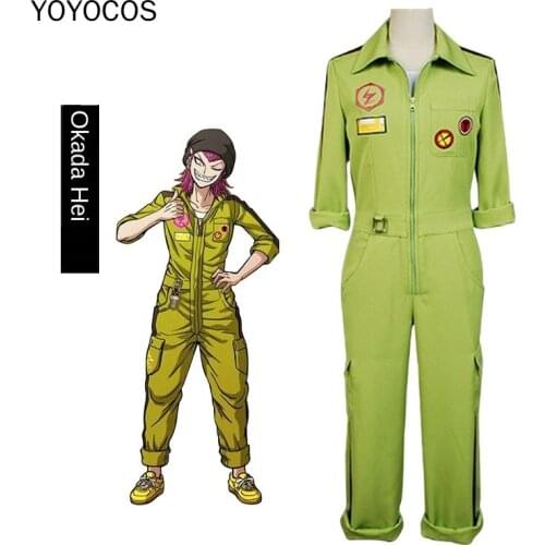 YOYOCOS Danganronpa Cosplay Kazuichi Souda Cosplay Costumes Siamese Uniform Halloween Costume Mens and Womens suit