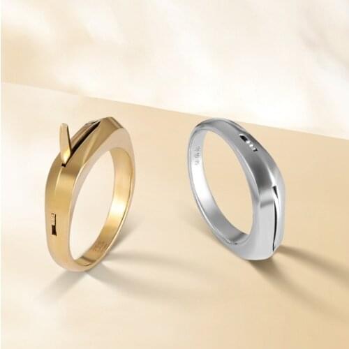 Stainless Steel Ring Ladies Korean Fashion Trend Outdoor Multi-function Safety Anti-wolf Self-defense Ring Jewelry Accessories