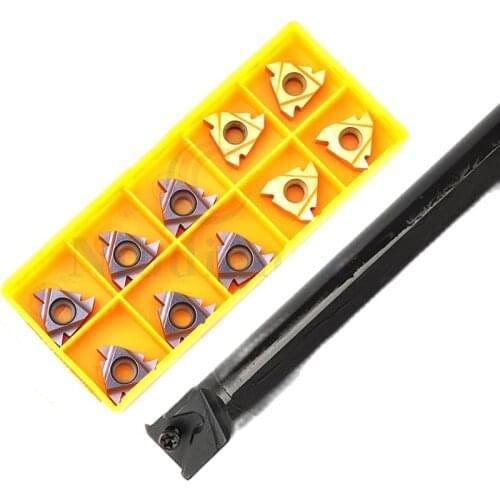 1PC SNR0013N16 SNR0014N16 SNR0016Q16 SNR0020R16 SNR0025S16 Internal Thread Lathe Tool Holder 16ER AG60 16IR AG55 carbide inserts