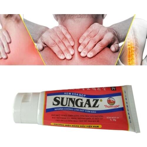 10PCS 100% Back Shoulder Pain Relief Original Vietnam Sungaz Balm Cream Arthritis Ointment Medical Plaster 30g