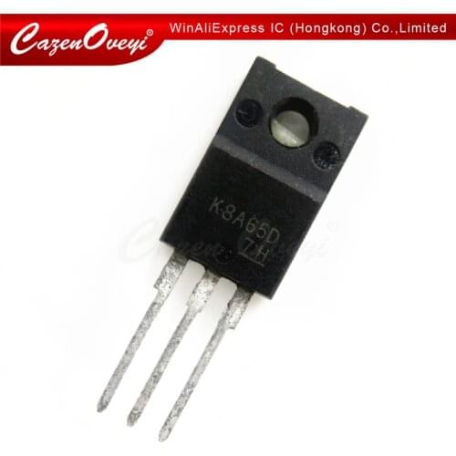 10pcs/lot TK8A65D TO-220F K8A65D TO220F TK8A65 TO-220 650V 8A new original In Stock