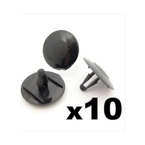 10x For Toyota Cofano/Hood Isolante clip- Plastica Elementi di fissaggio per Audio