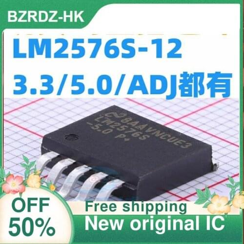 2PCS/lot LM2576S-12/3.3/5.0/ADJ TO-263 New original IC