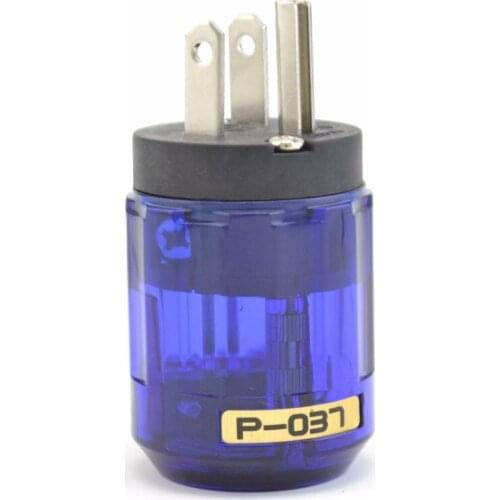 2 pieces C-037 Pure Copper Rhodium Plated IEC female Plug Connector for Audio Power Cable