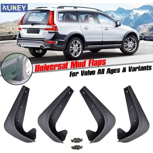 4pcs Universal Mud Flaps Mudflaps Splash Guards Mudguards Front Rear For Volvo C30 S40 S60 S70 S80 V40 V50 V60 V70 XC70 XC90