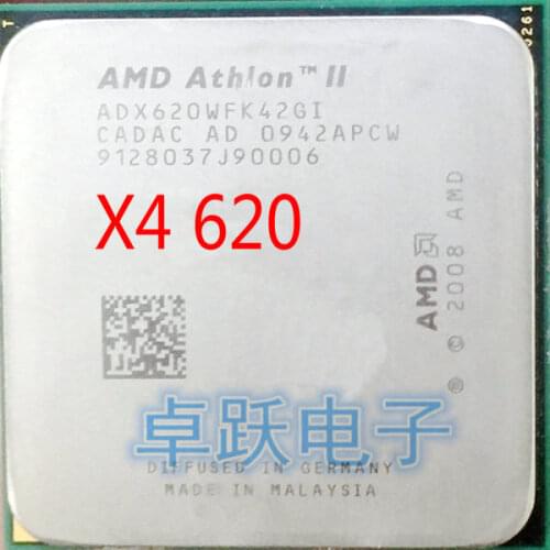 AMD Athlon II X4 620 X620 Quad-Core AM3 938 CPU 100% working properly Desktop Processor free shipping