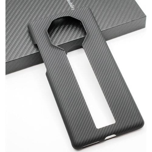 Carbon fiber phone case For HUAWEI Mate40 RS Fine lines Fully enclosed protective shell 600D Aramid fiber material shell