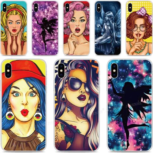 Sexy Fairy Girl Phone Cover Case For BQ Aquaris X2 X Pro U U2 Lite V X5 E5 M5 E5s C VS Vsmart JOY Active 1 Plus 5035 5059 Fundas