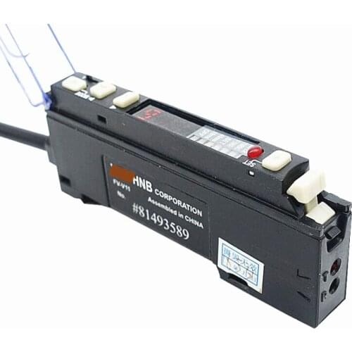 FV-V11 NPN FV-V11P PNP Digital Fiber Amplifier Fiber Optic Sensor Diffuse Reflection Through-beam Photoelectric Switch