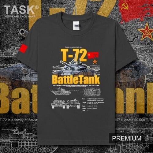 Soviet Union T72 Main Battle Tank Warsaw World War II Cold War Army Military mens t shirt t-shirt cotton new summer clothes