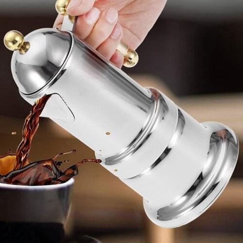 Coffee Machine Moka Pot Coffee Espresso Stainless Steel Tools Portable Coffeeware Caffe Latte Stovetop Accessories