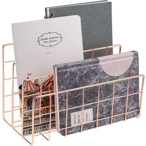 Desktop Mail Organizer, 3-Slot Metal Wire Mail Sorter, Letter Organizer for Letters, Mails, Books, Postcards and More, Mail Hold
