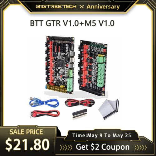 BIGTREETECH GTR V1.0 Control Board 32 bit M5 V1.0 3D Printer Parts vs SKR Pro MKS GEN L Ramps 1.4 TMC2208 TMC2209 TMC2130 Driver