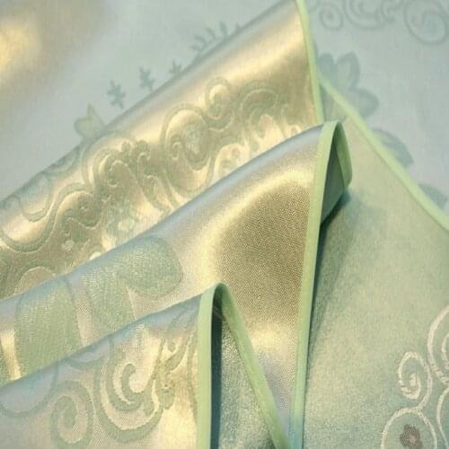 New Light Luxury High Precision Curtain Crystal Velvet Jacquard Shading European Style Satin Curtains for Living Room Bedroom