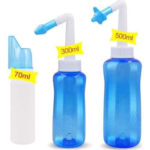Adults Children Nasal Wash Cleaner Sinusite Nose Protector Cleans Moistens Avoid Allergic Rhinitis Neti Pot 70ML/300ML/500ML