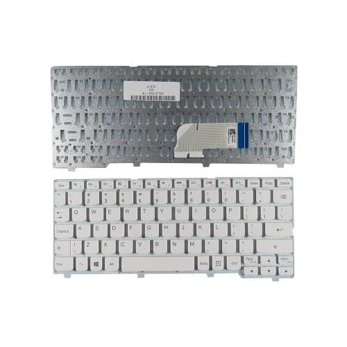 SSEA New US Keyboard white for Lenovo Ideapad 100S-11IBY US No Frame