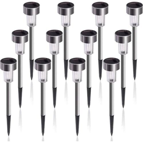 LED Solar Garden Lights Outdoor Solar Powered Lamp Lantern Waterproof Landscape Lighting For Pathway Patio Yard Lawn Decoration