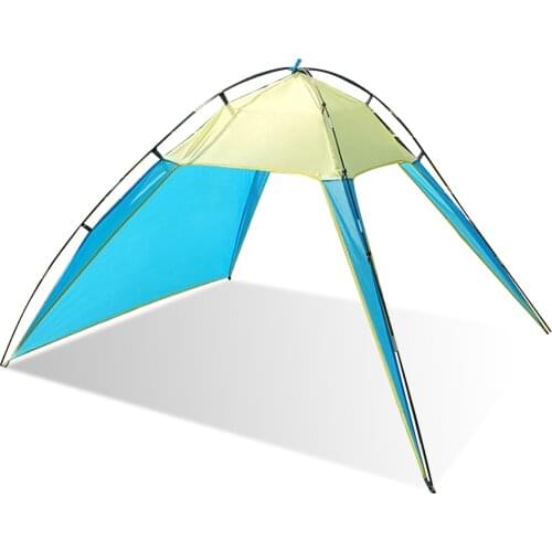 Awning Waterproof Tarp Tent Shade Ultralight Beach Tent Outdoor Travel UV Protection Sunshade Shelter for Camping Hiking Fishing
