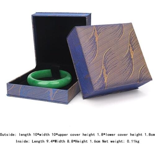 New Purple Bracelet Jewelry Display Packaging Storage Gifts Box Women Wedding Ring Pendent Earring Showcase Jewellery Organizer