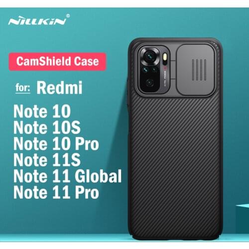 Camera Protection Cover for Xiaomi Redmi Note 10S 10T 10 Pro Max 5G Case Cover Nillkin CamShield Slide Case for Redmi Note10 Pro