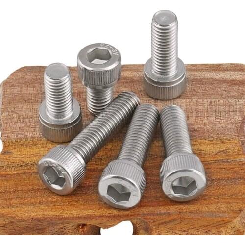 15PCS 304 Stainless Steel Hex Screws M4 * 20 mm