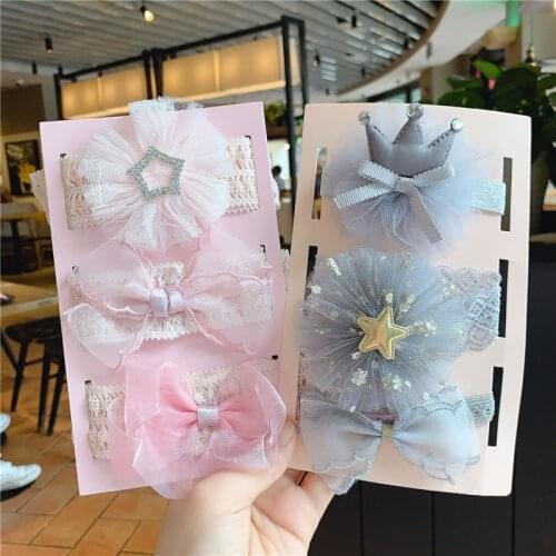 3pcs/set Newest Baby Girl Headband Elastic Stretchy Bow/Flower/Cartoon Princess Newborn Headband Best Gift for Infant Girl